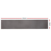 Gardeon Gutter Guard Aluminium Mesh 60M 100x20cm Black Home & Garden Kings Warehouse