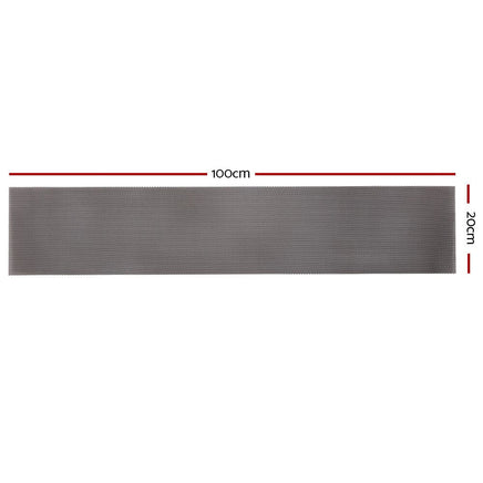 Gardeon Gutter Guard Aluminium Mesh 60M 100x20cm Black Home & Garden Kings Warehouse
