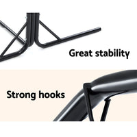 Gardeon Outdoor Hammock Chair with Stand Swing Hanging Hammock Garden Cream Big Discounts on Christmas Entertaining Kings Warehouse