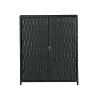 Gardeon Outdoor Storage Cabinet Box Garage Wicker Shelf Chest Garden Shed Tools Home & Garden Kings Warehouse