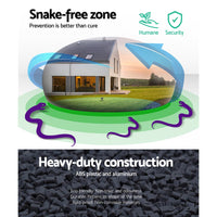 Gardeon Snake Repeller Set of 12 Solar LED Pulse Plus Ultrasonic Pest Rodent Repellent Home & Garden Kings Warehouse