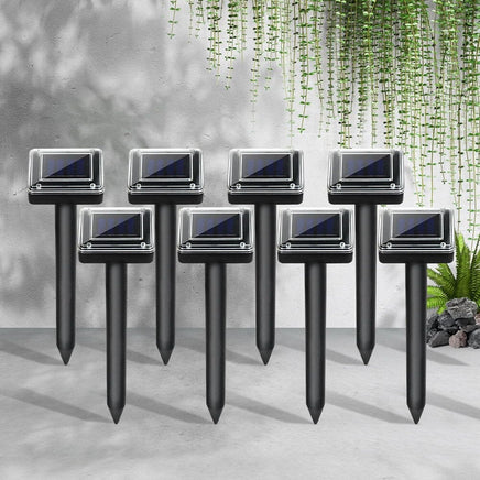 Gardeon Solar Snake Repeller 8X Multi Pulse Ultrasonic Powered Pest Repellent Pet Care Kings Warehouse