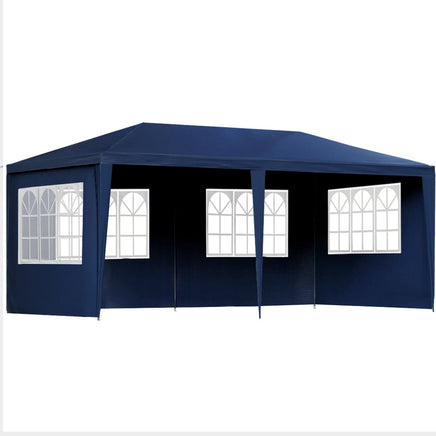 Gazebo 3x6 Outdoor Marquee Gazebos Wedding Party Camping Tent 6 Wall Panels Kings Warehouse