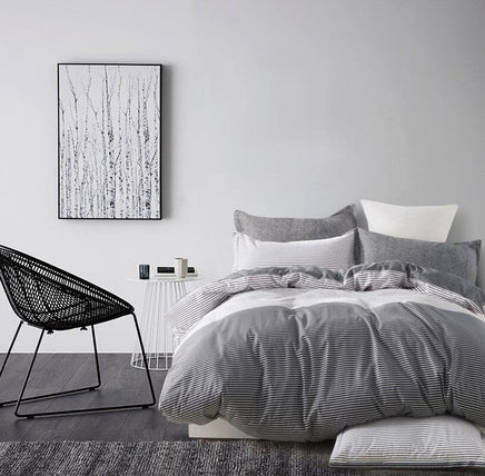 Gerry 100% cotton reversible quilt cover set-king size Home & Garden Kings Warehouse