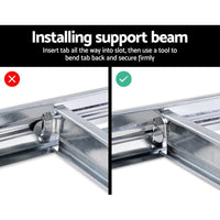 Giantz 5x1.8M Garage Shelving Warehouse Rack Pallet Racking Storage Shelf Silver Tools Kings Warehouse