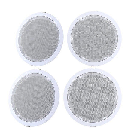 Giantz 6 Inch Ceiling Speakers In Wall Speaker Home Audio Stereos Tweeter 4pcs Audio & Video Kings Warehouse