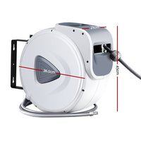 Giantz Air Hose Reel 20m Retractable Rewind Swivel Wall Mount Compressor Garage Tools Kings Warehouse