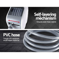 Giantz Air Hose Reel 20m Retractable Rewind Swivel Wall Mount Compressor Garage Tools Kings Warehouse