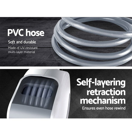 Giantz Air Hose Reel 20m Retractable Rewind Swivel Wall Mount Compressor Garage Tools Kings Warehouse