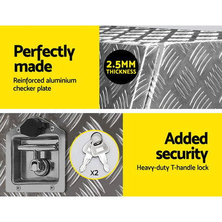 Giantz Aluminium Toolbox Generator Tool Box Drawers Truck Canopy Trailer Locks Summer Sale Kings Warehouse