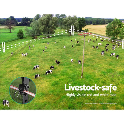 Giantz Electric Fence Poly Tape 2000M Commercial Kings Warehouse