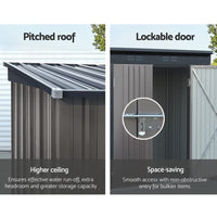 Giantz Garden Shed Sheds Outdoor Storage 1.95x1.31M Steel Workshop House Tool Kings Warehouse