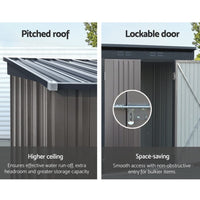Giantz Garden Shed Sheds Outdoor Storage 1.95x1.31M Steel Workshop House Tool Kings Warehouse 