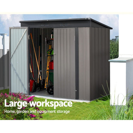 Giantz Garden Shed Sheds Outdoor Storage 1.95x1.31M Steel Workshop House Tool Kings Warehouse