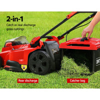 Giantz Lawn Mower 37cm Cutting Width Cordless 40V Electric Lawnmower Tools Kings Warehouse