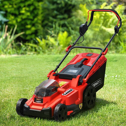 Giantz Lawn Mower 37cm Cutting Width Cordless 40V Electric Lawnmower Tools Kings Warehouse