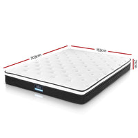 Giselle Bedding 21cm Mattress Euro Top Queen Furniture Kings Warehouse