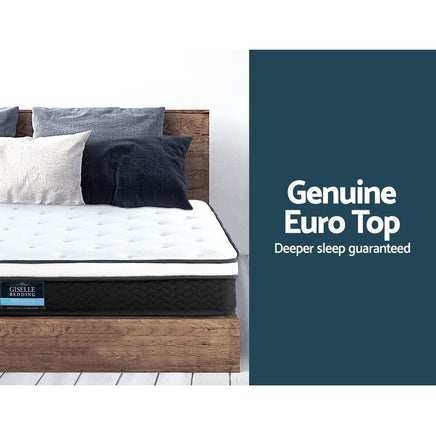Giselle Bedding 21cm Mattress Euro Top Queen Furniture Kings Warehouse