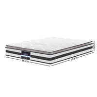 Giselle Bedding 21cm Mattress Pillow Top Queen Furniture Kings Warehouse