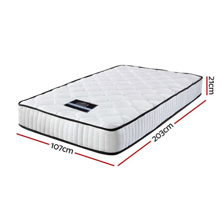 Giselle Bedding 21cm Mattress Tight Top King Single Furniture Kings Warehouse