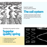 Giselle Bedding 24cm Mattress Pillow Top King Furniture Kings Warehouse