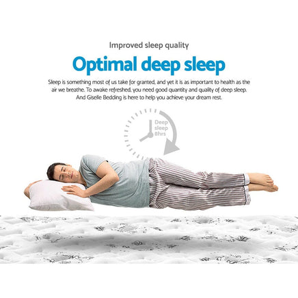 Giselle Bedding 24cm Mattress Pillow Top King Single Furniture Kings Warehouse