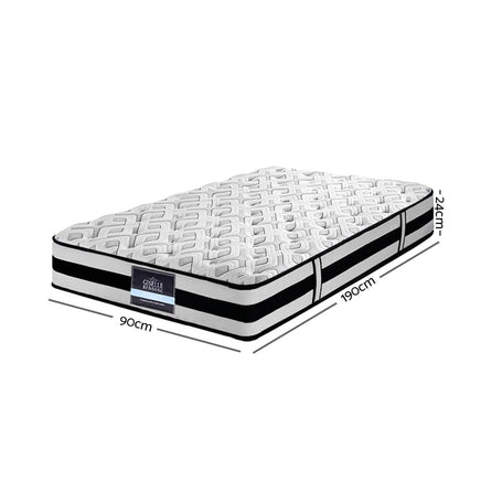 Giselle Bedding 24cm Mattress Super Firm Single Furniture Kings Warehouse