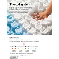 Giselle Bedding 27cm Mattress Euro Top Queen Furniture Kings Warehouse