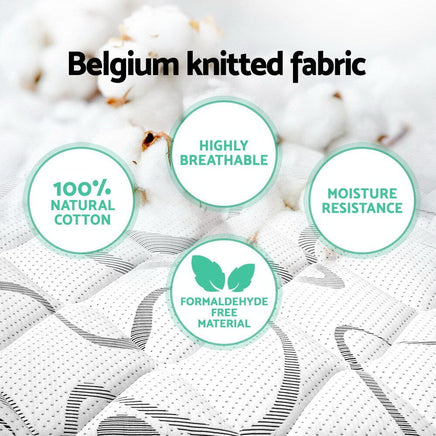 Giselle Bedding 30cm Mattress Medium Firm King Furniture Kings Warehouse