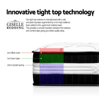 Giselle Bedding 30cm Mattress Medium Firm King Furniture Kings Warehouse