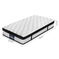 Giselle Bedding 31cm Mattress Euro Top Single Furniture Kings Warehouse