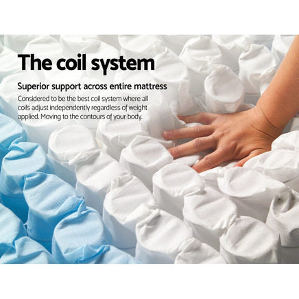 Giselle Bedding 31cm Mattress Euro Top Single Furniture Kings Warehouse