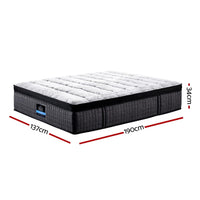 Giselle Bedding 34cm Mattress 9 Zone Latex Foam Double Furniture Kings Warehouse