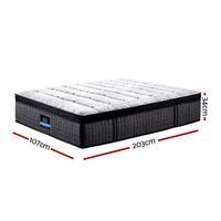 Giselle Bedding 34cm Mattress 9 Zone Latex Foam King Single Furniture Kings Warehouse
