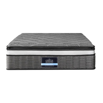 Giselle Bedding 34cm Mattress Double Layer Pocket Spring Double Furniture Kings Warehouse