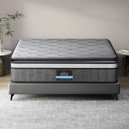 Giselle Bedding 34cm Mattress Double Layer Pocket Spring King Furniture Kings Warehouse