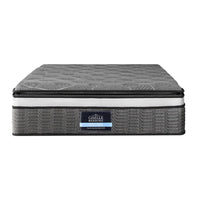 Giselle Bedding 34cm Mattress Double Layer Pocket Spring King Furniture Kings Warehouse