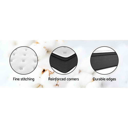 Giselle Bedding 34cm Mattress Euro Top Queen Furniture Kings Warehouse