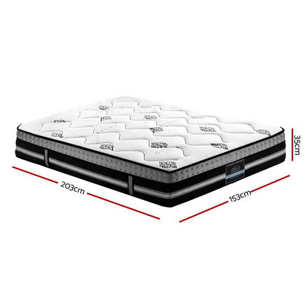 Giselle Bedding 35cm Mattress Cool Gel Memory Foam Queen Furniture Kings Warehouse