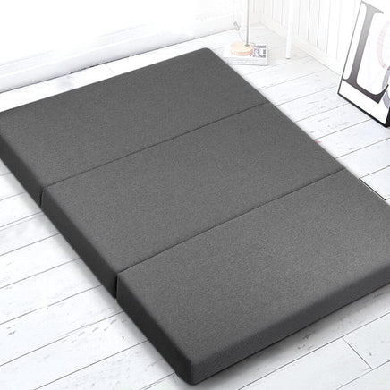 Giselle Bedding Foldable Mattress Folding Foam Double Grey Home & Garden Kings Warehouse