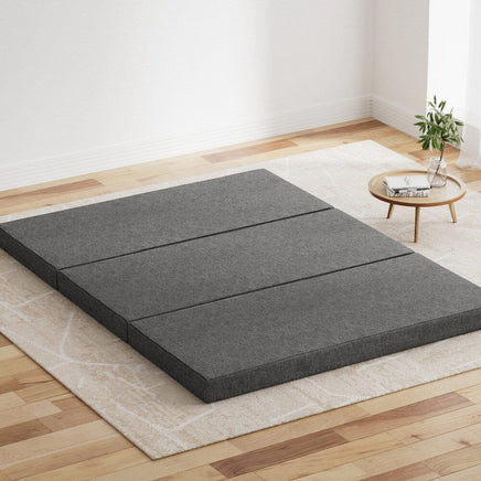 Giselle Bedding Foldable Mattress Folding Foam Queen Grey Home & Garden Kings Warehouse