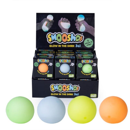 Glow In The Dark Smooshos Ball (SENT AT RANDOM) Kings Warehouse
