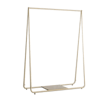 Gold Clothing Retail Shop Commercial Garment Display Rack Commercial Kings Warehouse