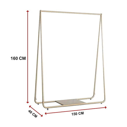 Gold Clothing Retail Shop Commercial Garment Display Rack Commercial Kings Warehouse