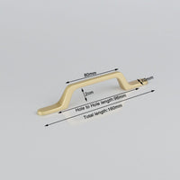 Gold Zinc Kitchen Cabinet Handles Drawer Bar Handle Pull 96mm Kings Warehouse