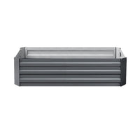 Green Fingers 2x Garden Bed 120x90cm Planter Box Raised Container Galvanised Herb Home & Garden Kings Warehouse