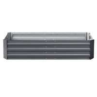 Green Fingers 2x Garden Bed 150x90cm Planter Box Raised Container Galvanised Herb Home & Garden Kings Warehouse