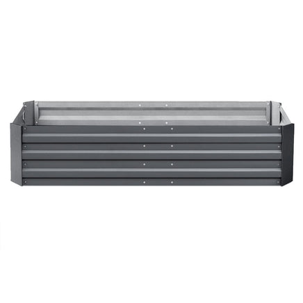 Green Fingers 2x Garden Bed 150x90cm Planter Box Raised Container Galvanised Herb Home & Garden Kings Warehouse