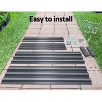 Green Fingers Garden Bed 180x90cm Planter Box Raised Container Galvanised Steel Home & Garden Kings Warehouse