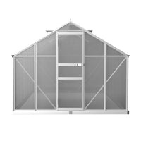 Green Fingers Greenhouse 3.6x2.5x1.95M Aluminium Polycarbonate Green House Garden Shed Home & Garden Kings Warehouse